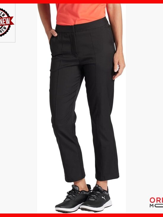 Golf Trousers with Four-Way Stretch Moisture Wicking Slim Fit